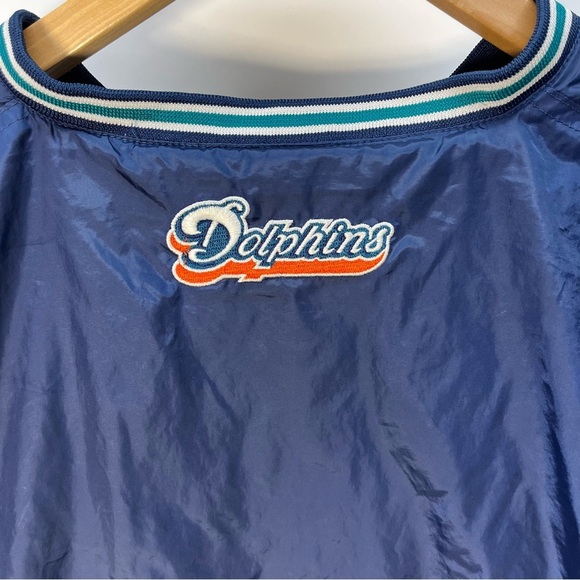 Vintage NFL Starters Miami Dolphins NFL Thick Windbreaker Adult XL Embroidered - Picture 4 of 8